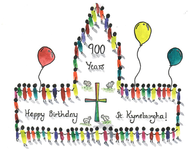 St Kyneburgha 900 birthday image